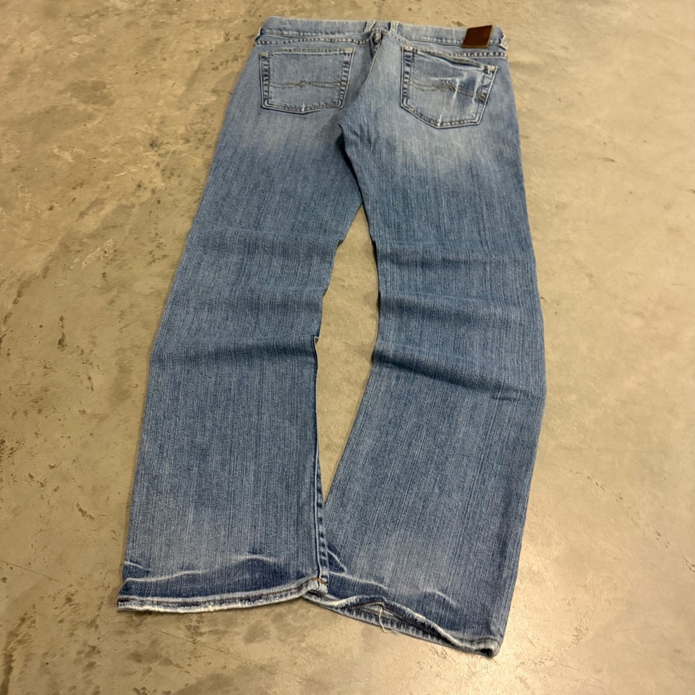 Lucky Brand Lil Maggie Maternity Jeans Medium Wash Bootcut Size M 32x32